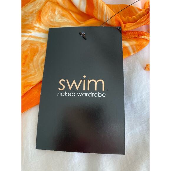 Naked Wardrobe Bikini Swim  Suit in Dreamsicle - Picture 3 of 5